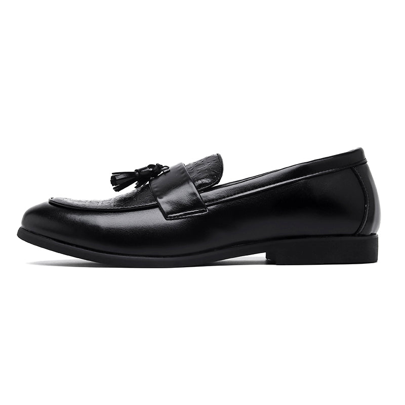 Alvaro Embossed Tassel Loafers