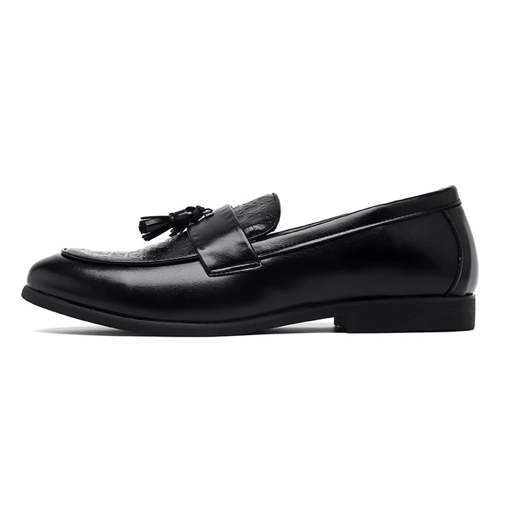 Alvaro Embossed Tassel Loafers