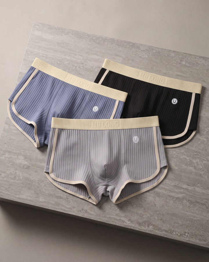 Matteo Cotton Ribbed Trunks