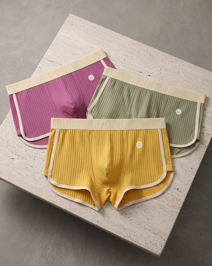 Matteo Cotton Ribbed Trunks