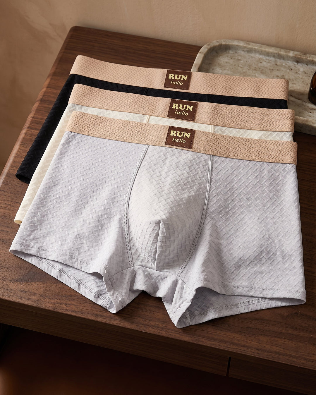 Renzo Textured Boxer Briefs