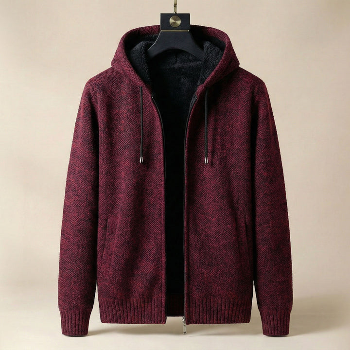 Federico Textured Zip Hoodie