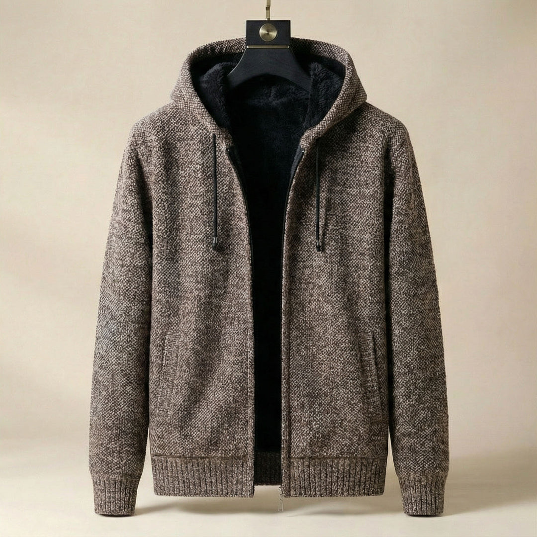 Federico Textured Zip Hoodie