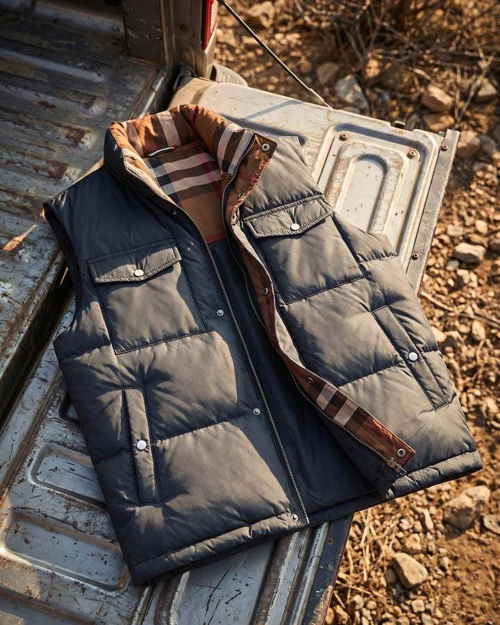 Franco Chenille Blend Quilted Vest