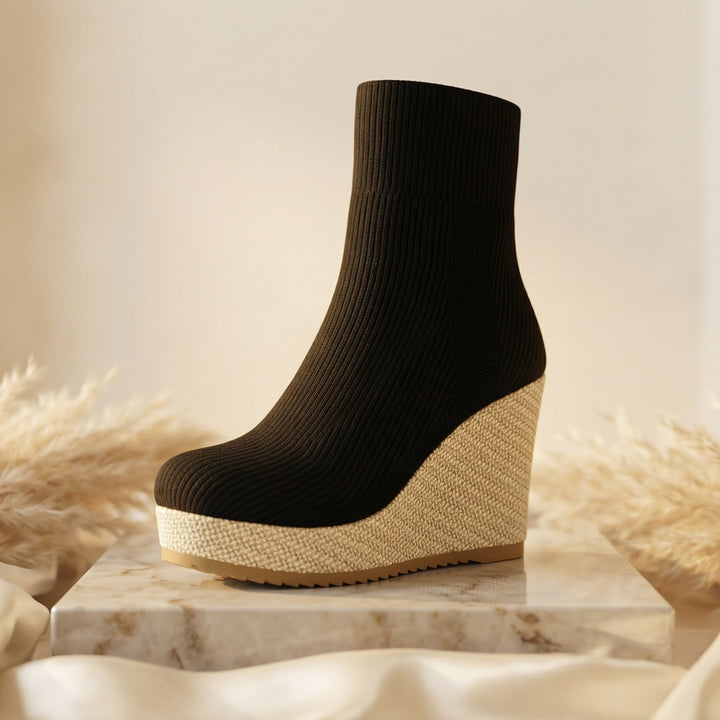 Valentina Wedge Sock Boot