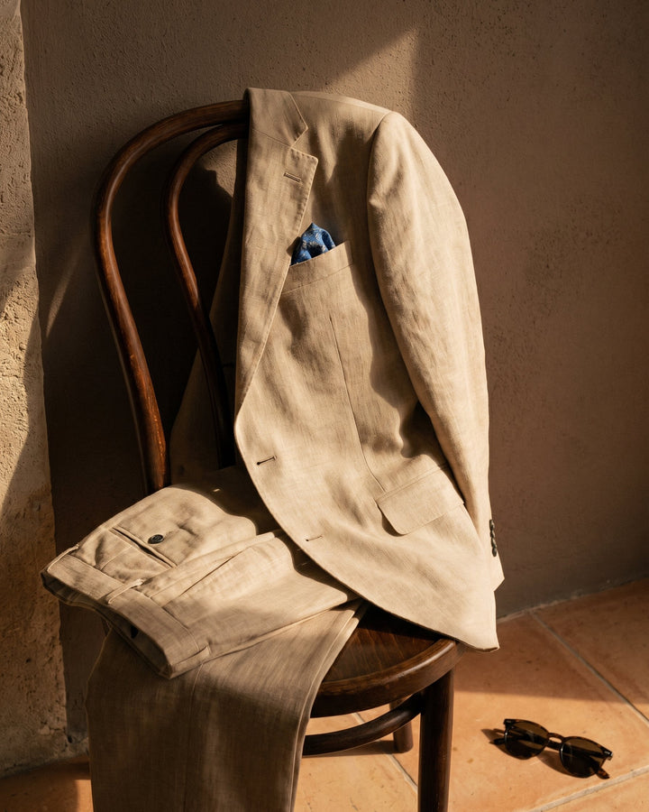 Renato Linen-Blend Suit