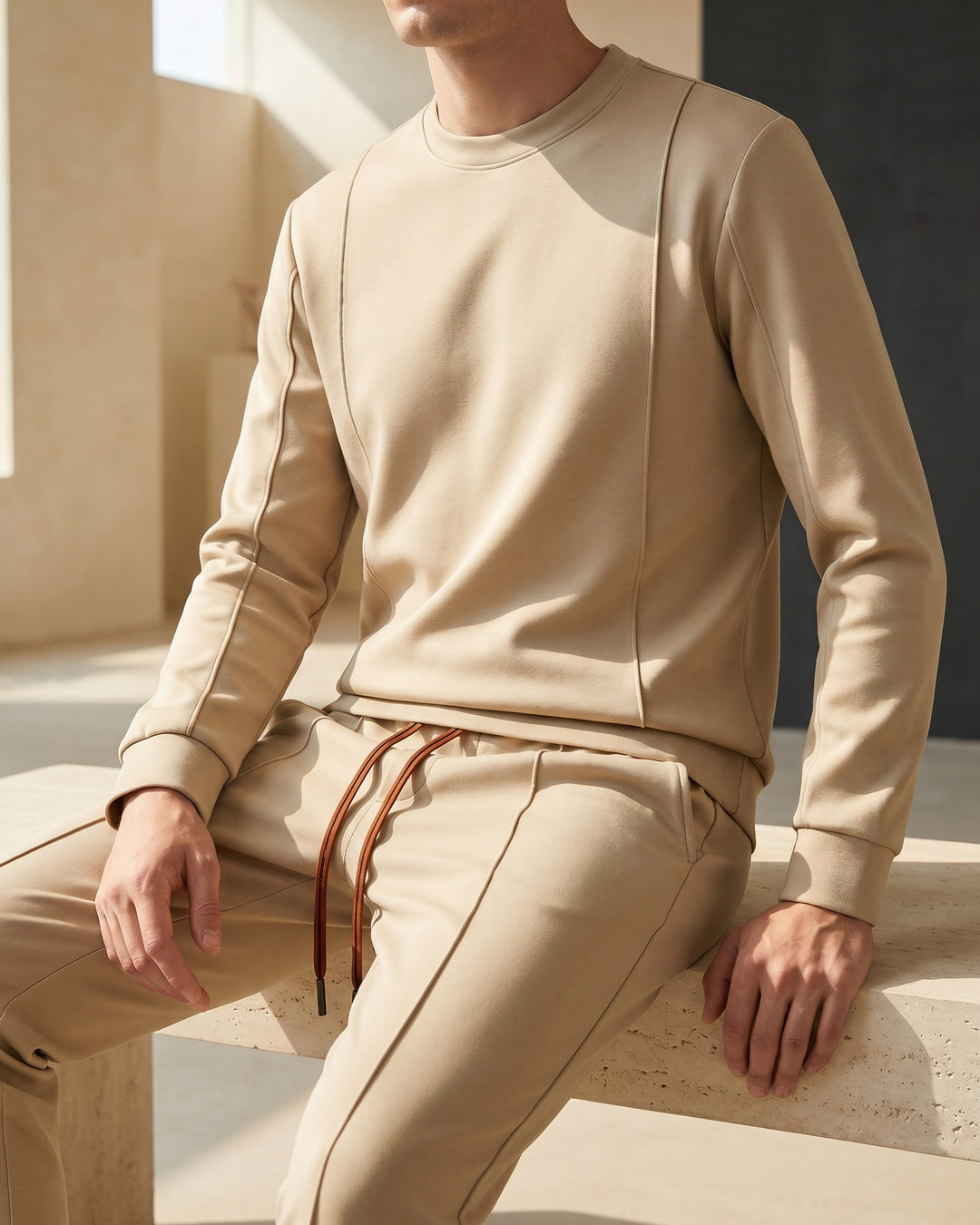 Manolo Modal Cotton Blend Tracksuit Set