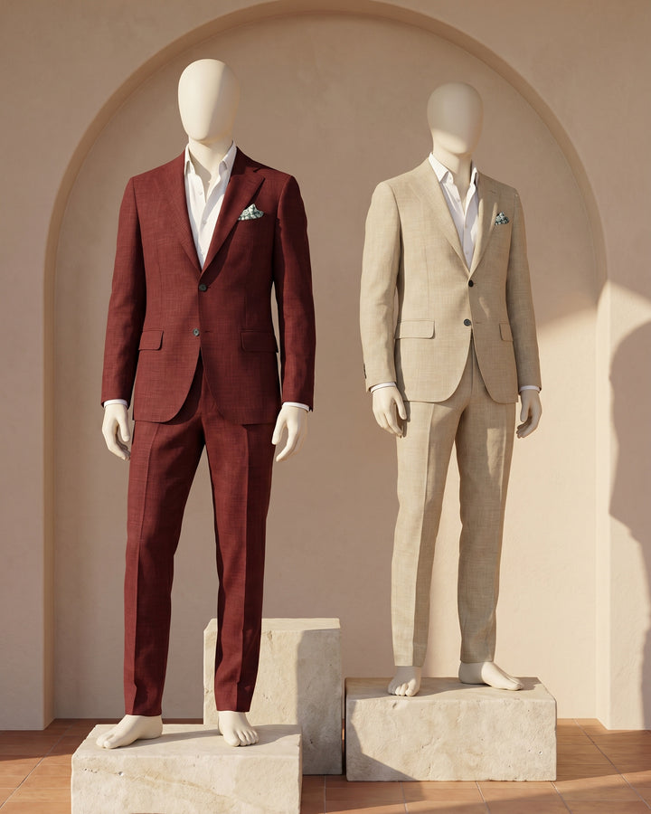 Renato Linen-Blend Suit
