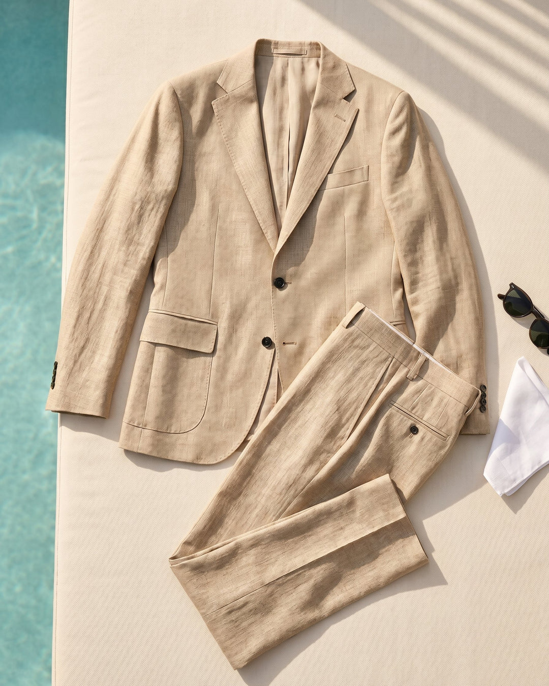 Renato Linen-Blend Suit