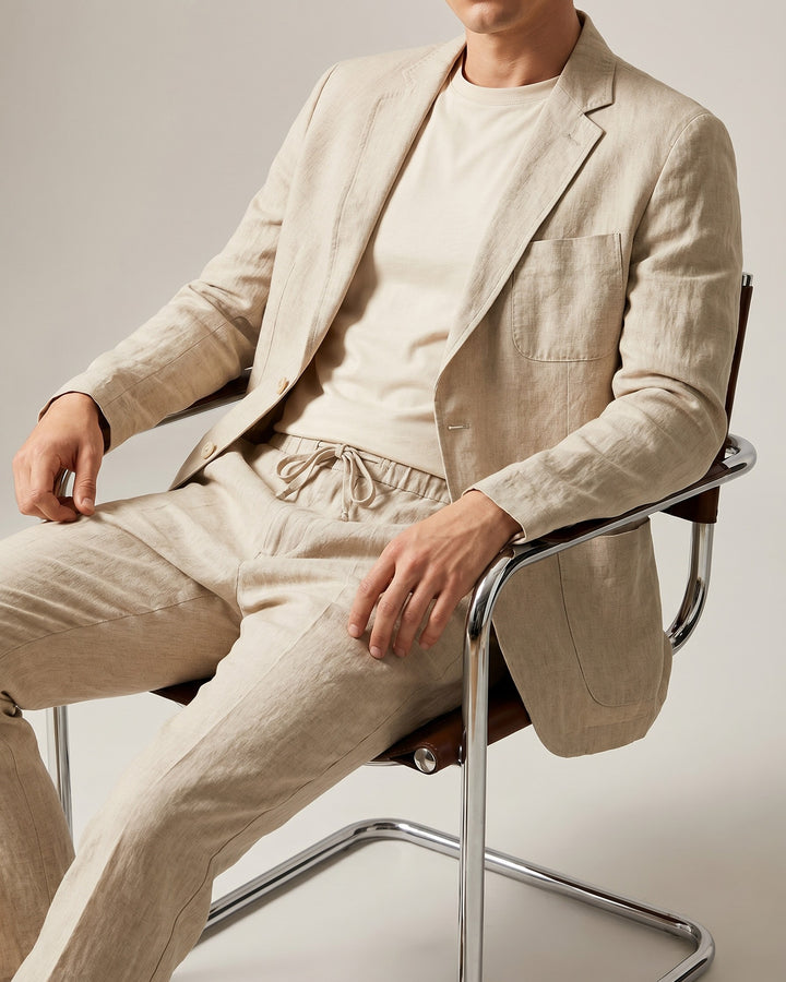 Emilio Linen Suit Set