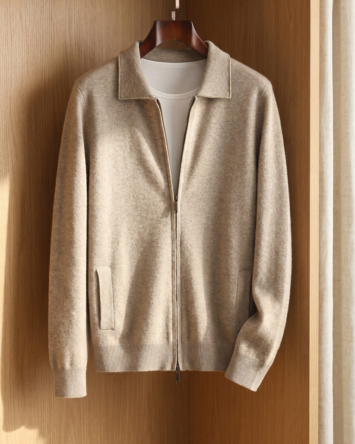 Rodolfo Cashmere Zip-Through Jacket