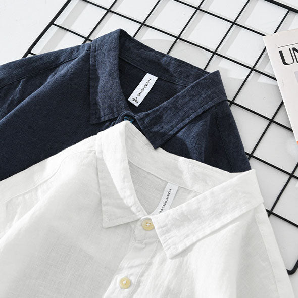 Leone Linen Popover Shirt