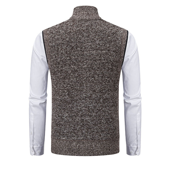 Enzo Knitted Zip Vest