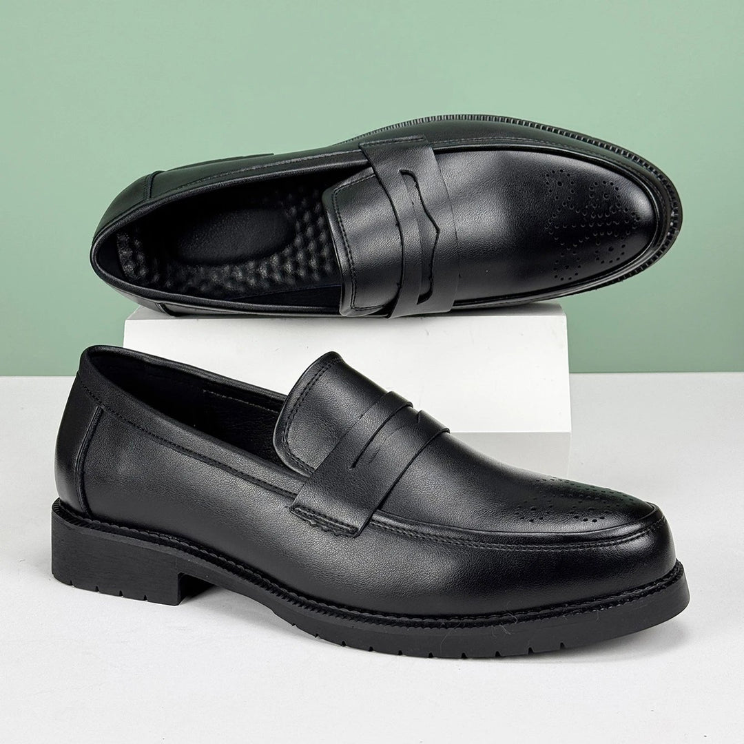 Vittorio Leather Penny Loafers
