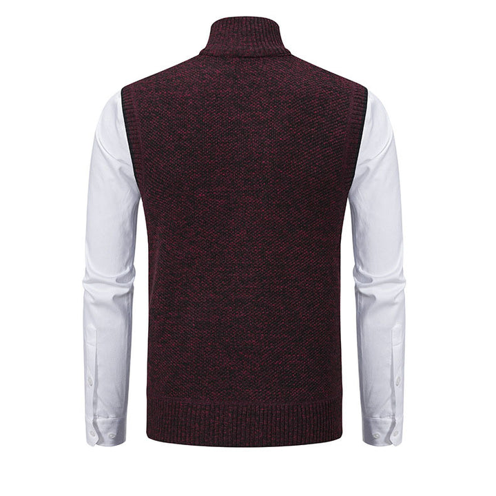 Enzo Knitted Zip Vest