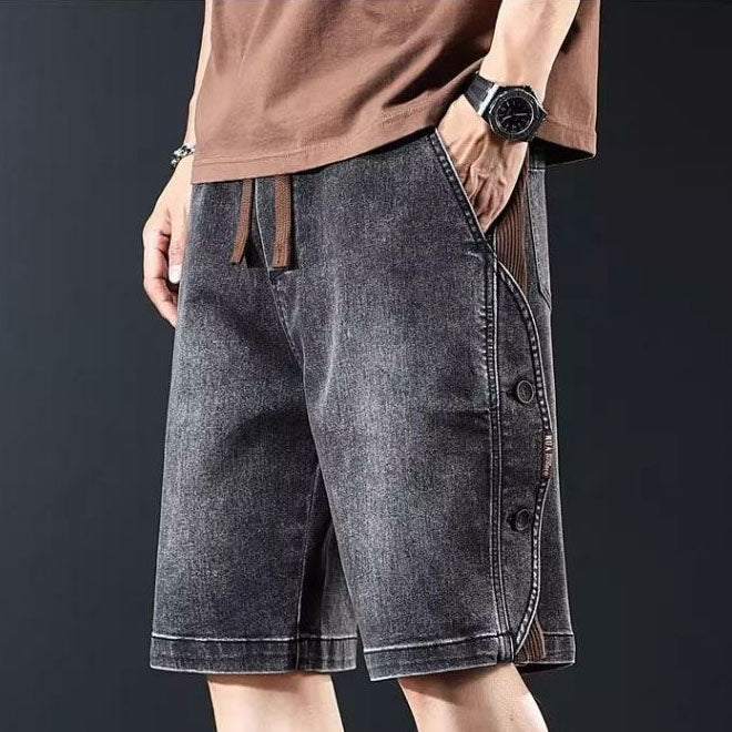 Dario Retro Button Shorts