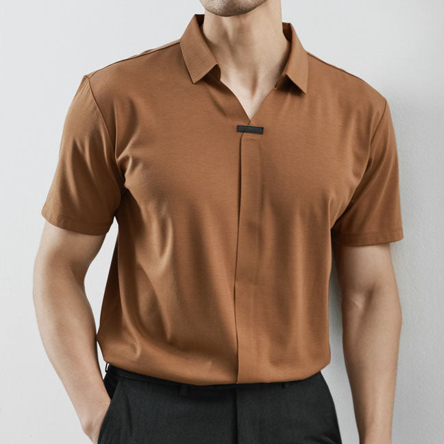 Fabio Cotton Silk Polo