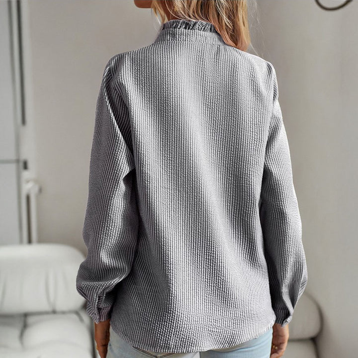 Liliane Cotton Ruffle Blouse
