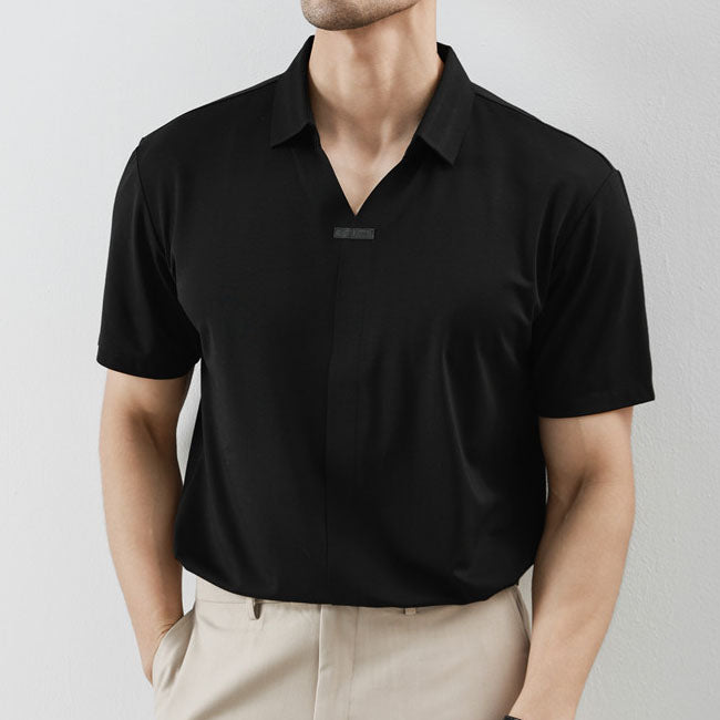 Fabio Cotton Silk Polo