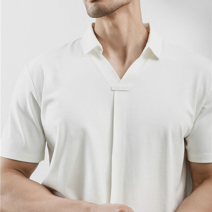 Fabio Cotton Silk Polo