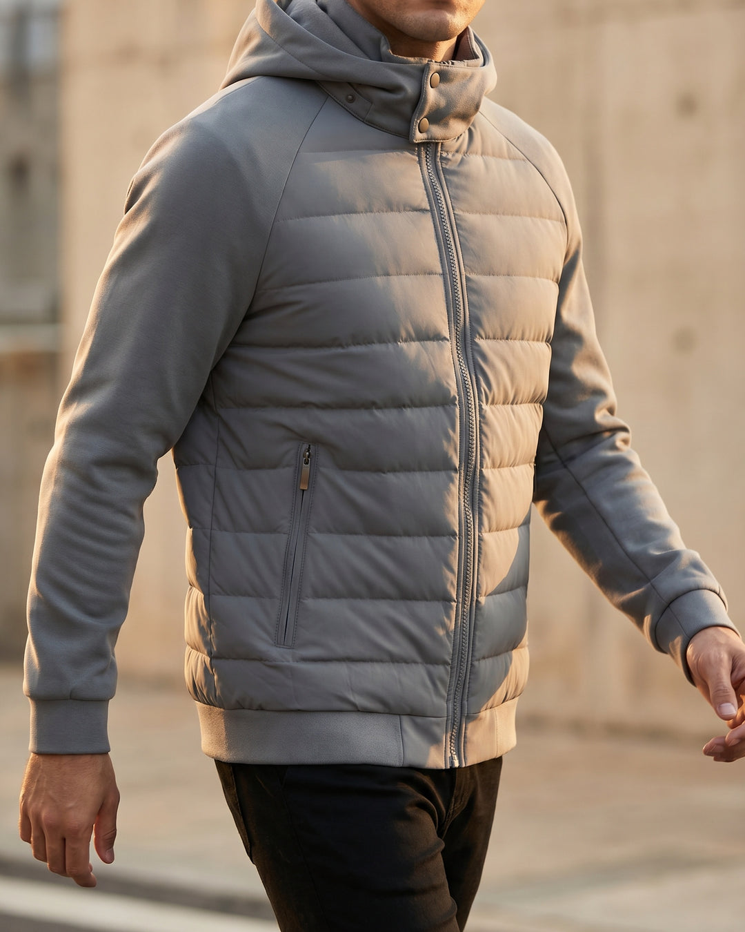 Alonso Quilted Hooded Jacket