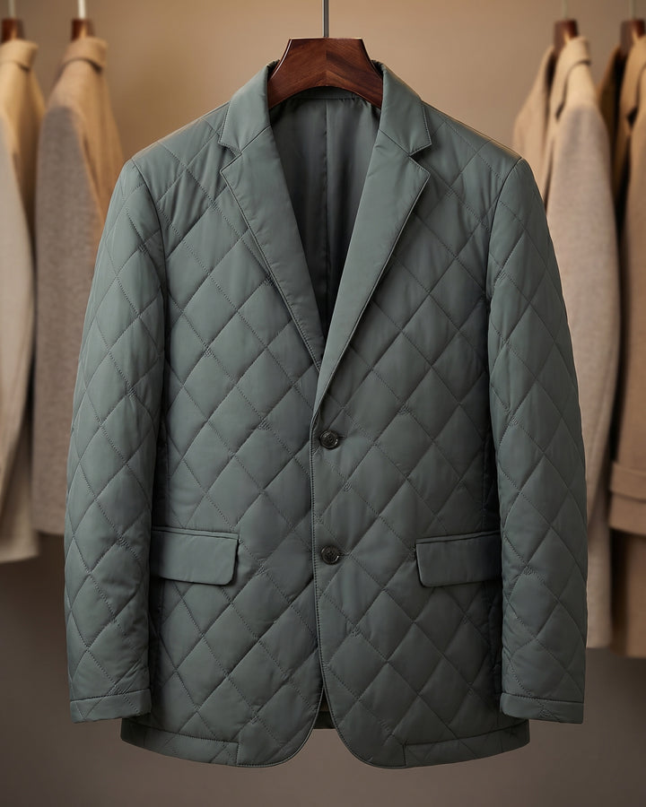Dario Chenille Blend Quilted Jacket