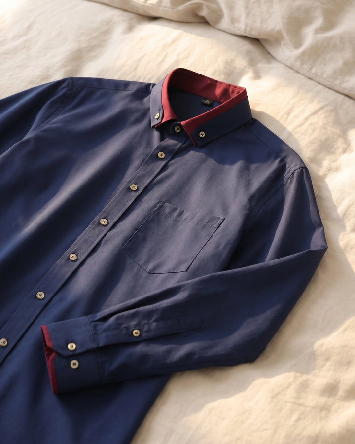 Giacomo Smooth Woven Button-Down Shirt