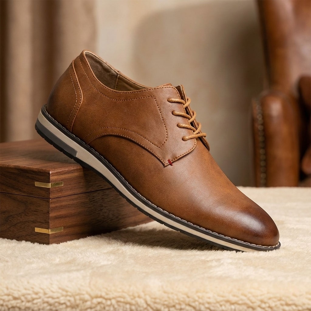 Alessandro Leather Derby Shoe