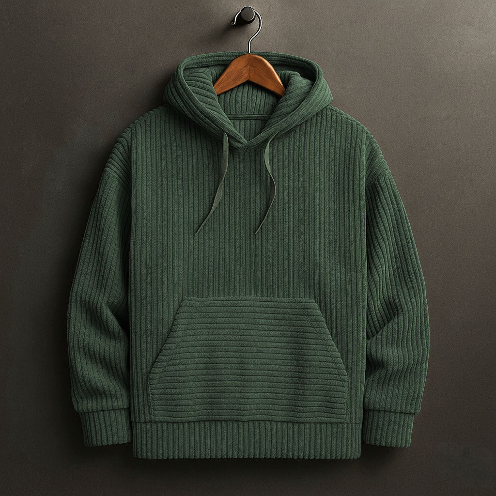 Alessio Corduroy Hooded Sweatshirt