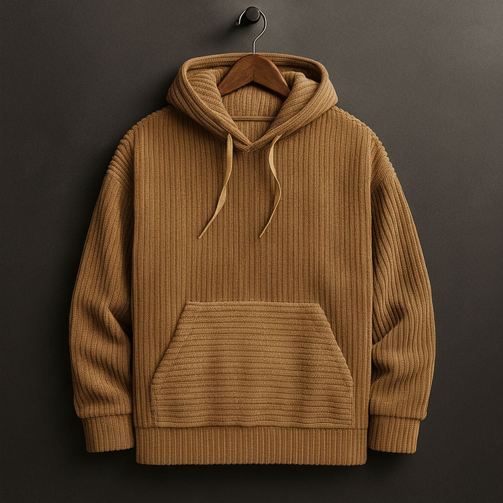 Alessio Corduroy Hooded Sweatshirt