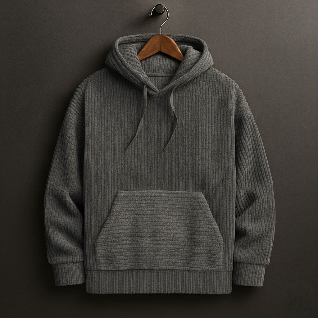 Alessio Corduroy Hooded Sweatshirt