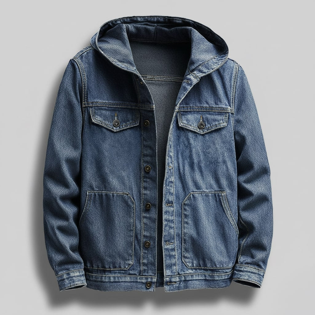 Reno Hooded Denim Jacket