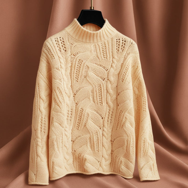 Lyra Wool Cable Sweater