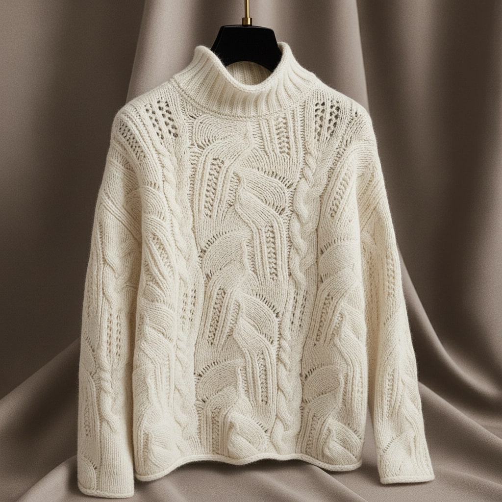 Lyra Wool Cable Sweater