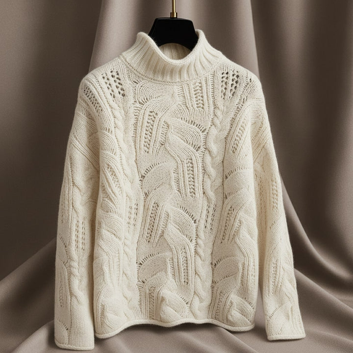 Lyra Wool Cable Sweater
