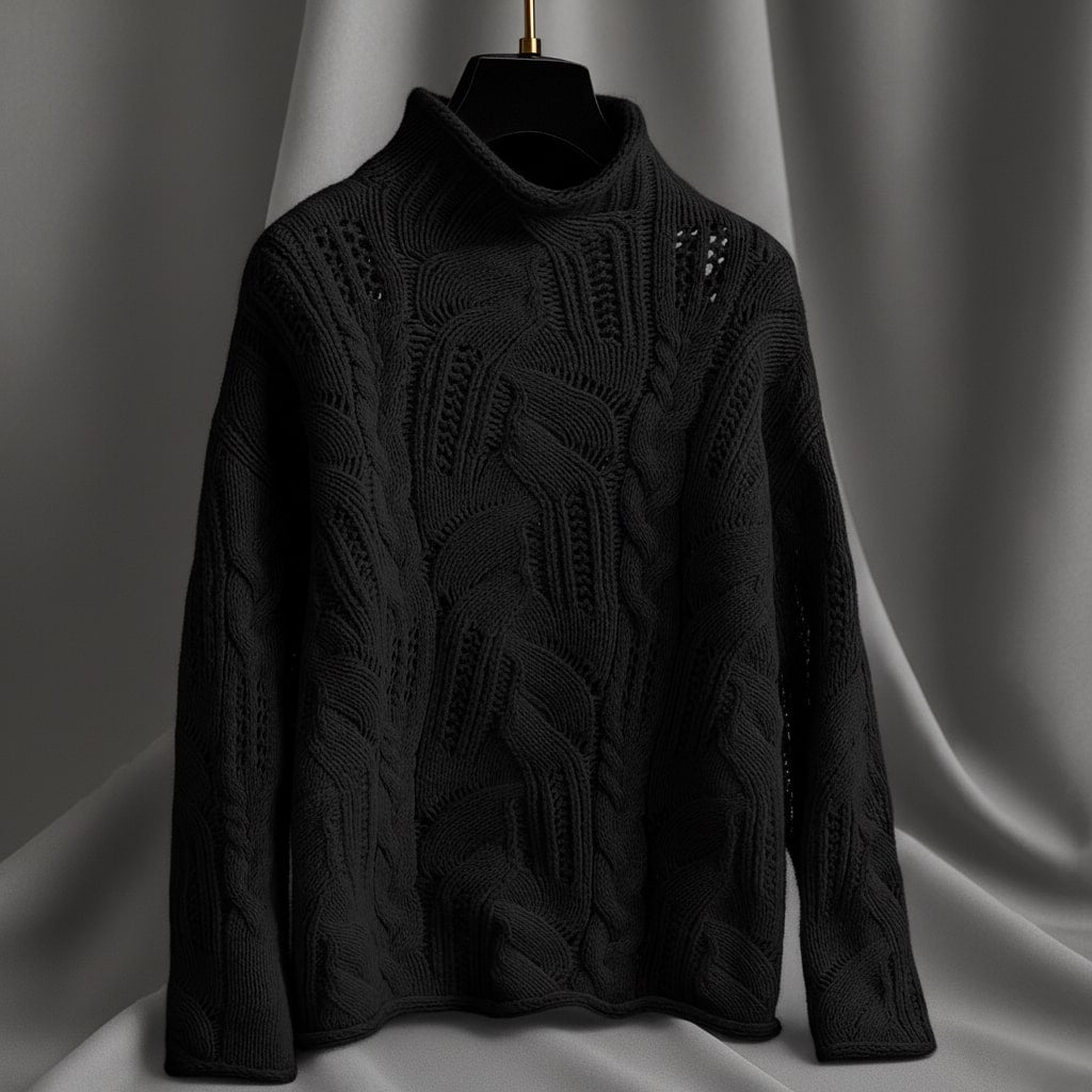 Lyra Wool Cable Sweater