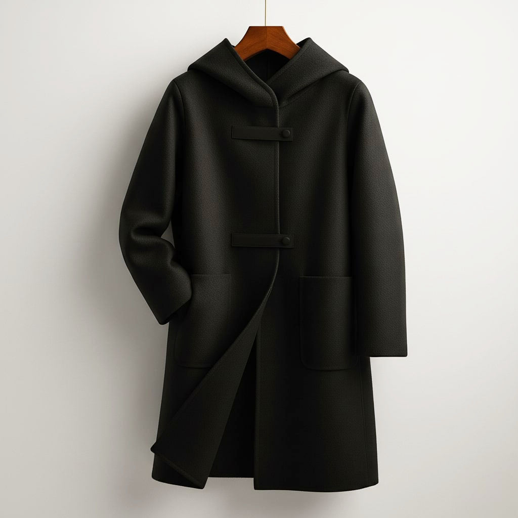 Lucia Wool Hooded Coat