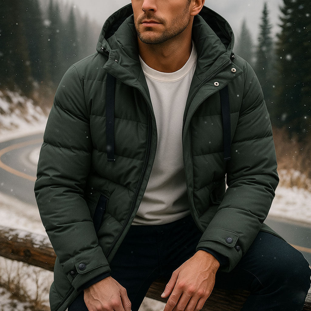 Stefano Quilted Shell Parka
