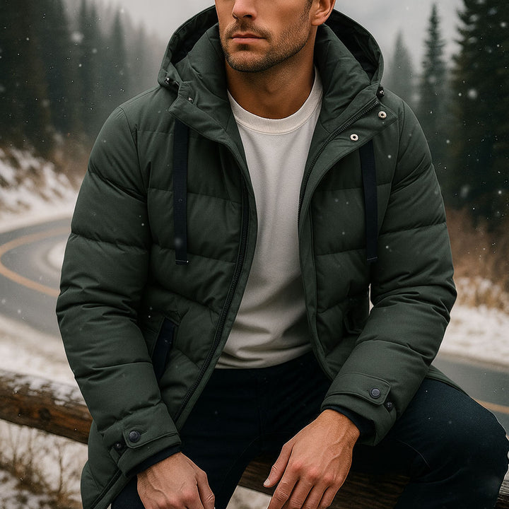 Stefano Quilted Shell Parka