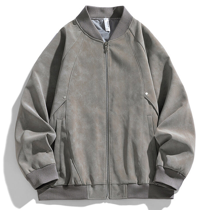Alonso Suede Bomber Jacket