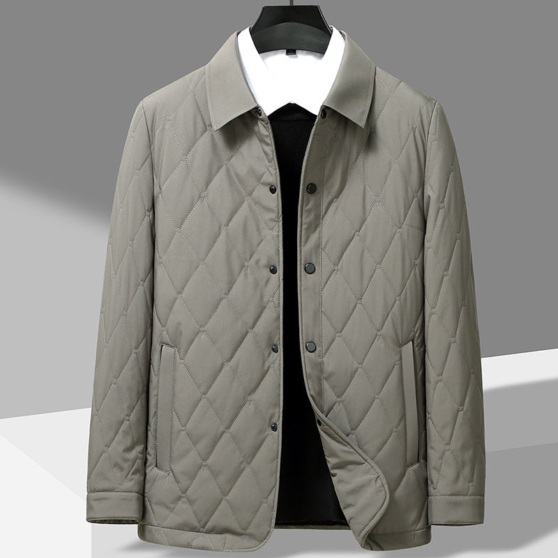 Cole Quilted Button-Up Jacket