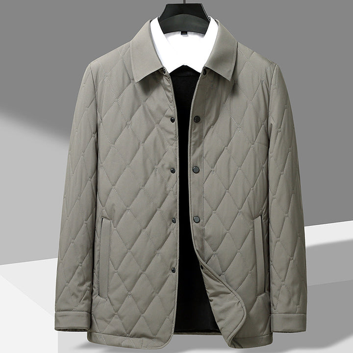 Cole Quilted Button-Up Jacket