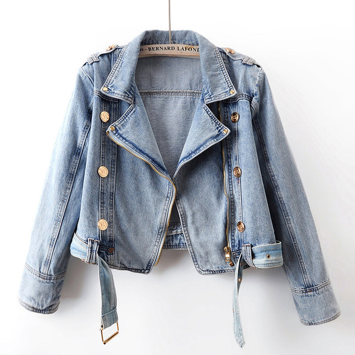 Isadora Cropped Denim Jacket