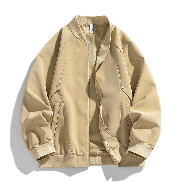 Alonso Suede Bomber Jacket
