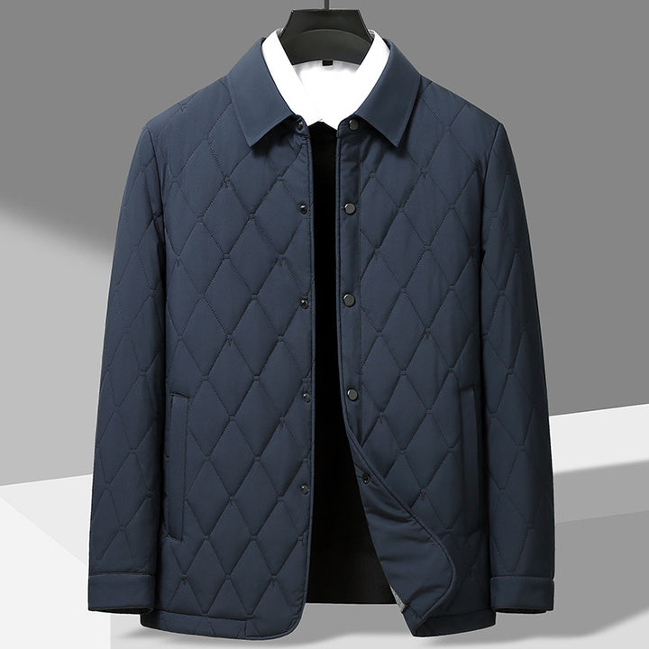 Cole Quilted Button-Up Jacket