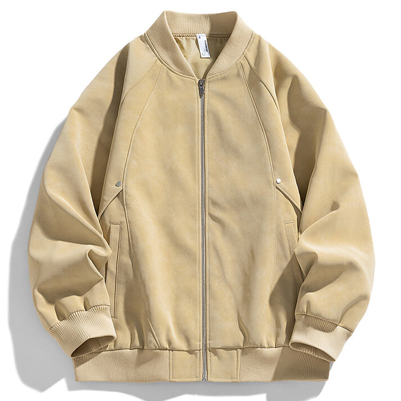 Alonso Suede Bomber Jacket