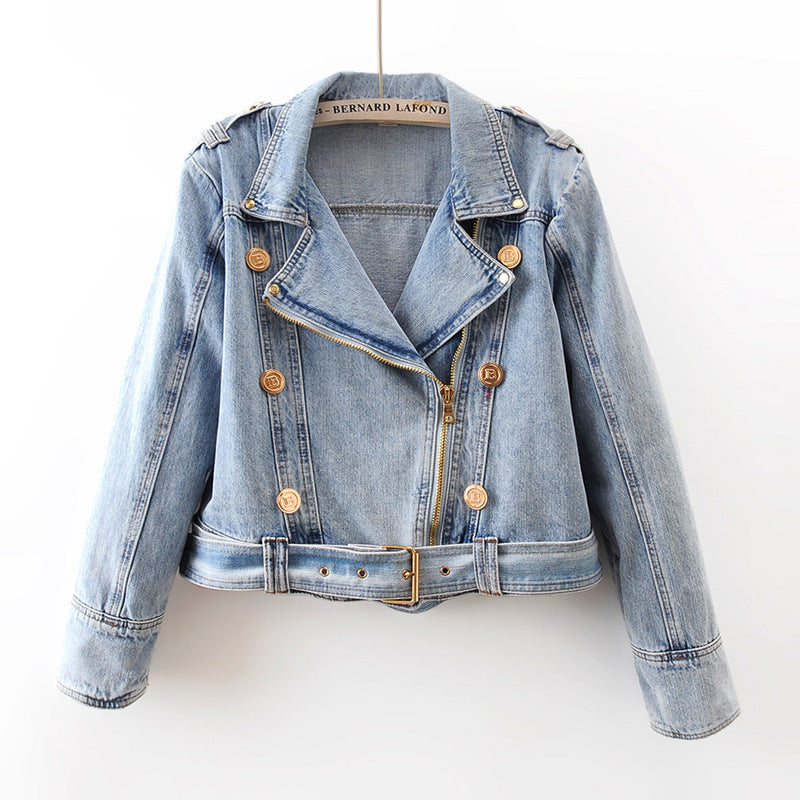 Isadora Cropped Denim Jacket