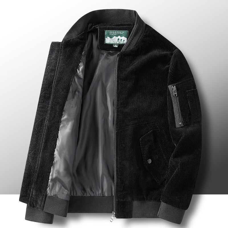 Renzo Corduroy Bomber Jacket