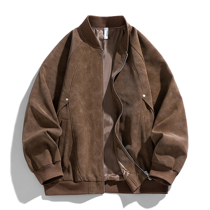Alonso Suede Bomber Jacket