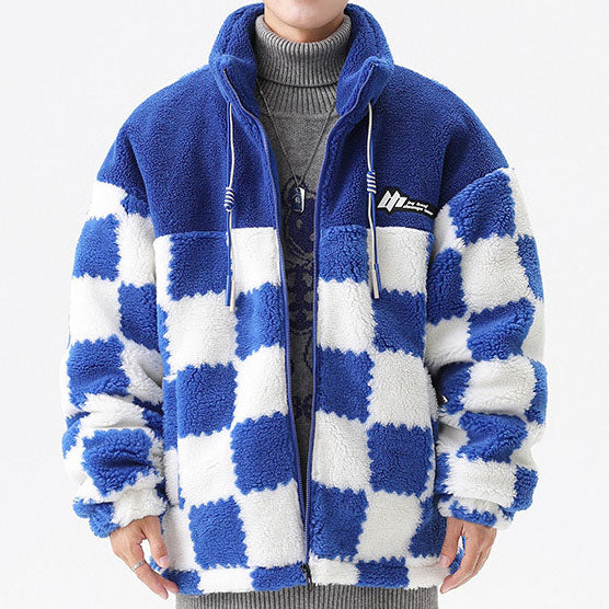 Fabrizio Checkered Fleece Jacket